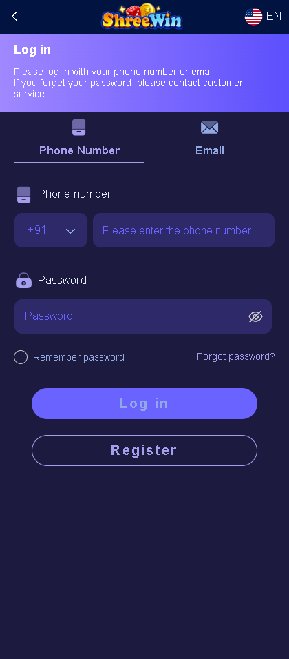 Shree Win Login