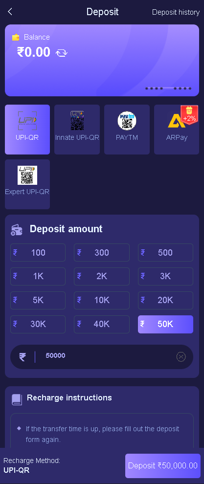 ShreeWin Deposits 